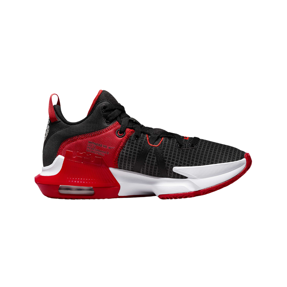 Red white online and black lebrons