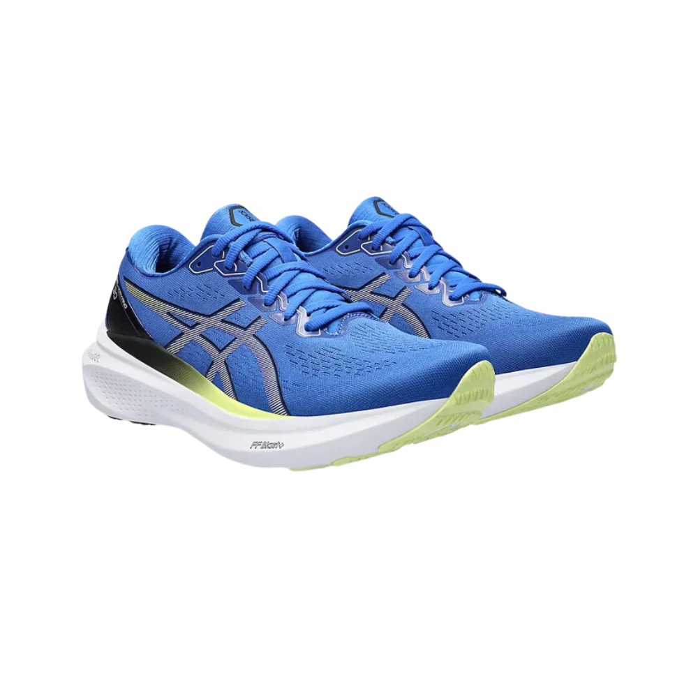 Yellow and discount blue asics