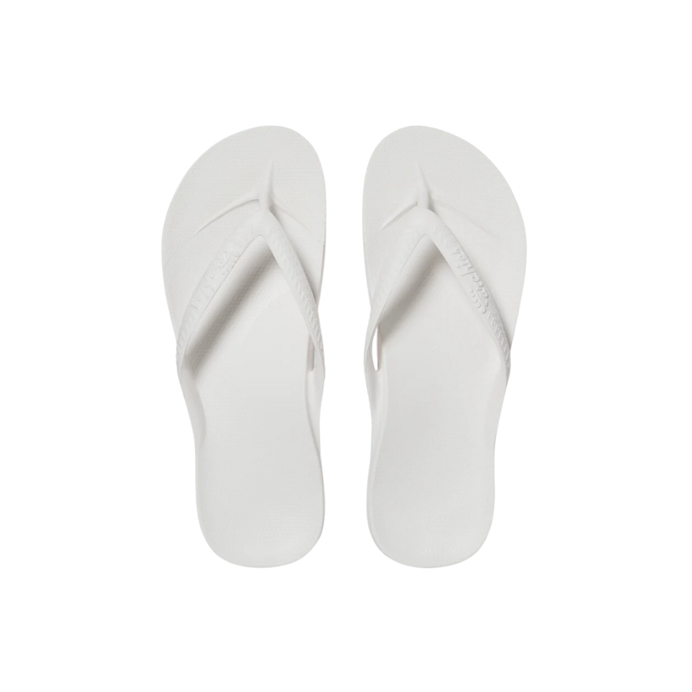 Archies Arch Support Jandals White – The Frontrunner Timaru