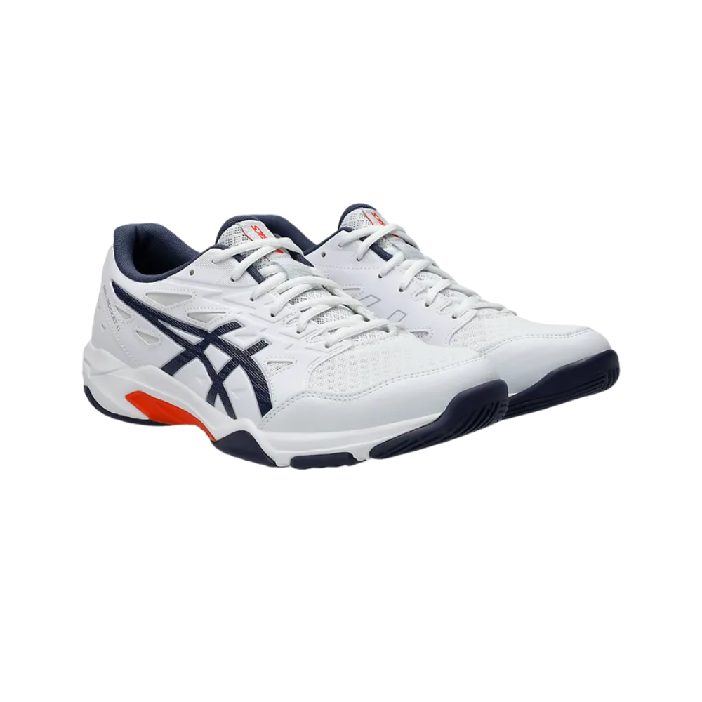 Asics Gel-Rocket 11 (D Standard) Mens White/Indigo Fog