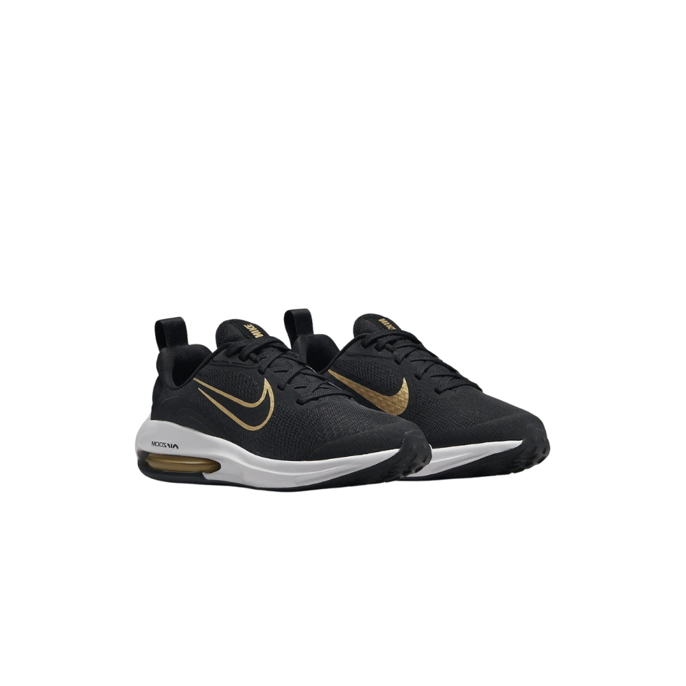 Nike Air Zoom Arcadia 2 GS Black Metallic Gold Wolf Grey The